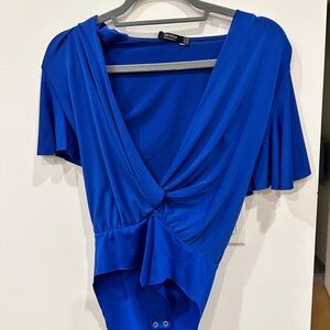 Bershka Cerulean Bodysuit